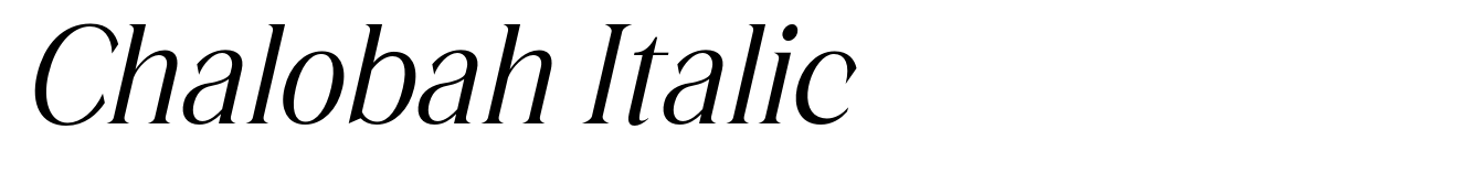 Chalobah Italic